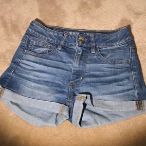 American eagle jean shorts
